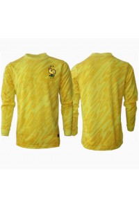 Fotbalové Dres Francie Brankářské Domácí Oblečení ME 2024 Dlouhý Rukáv